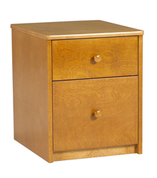 Shaker Pedestal w\/1 Box & 1 File Drawer